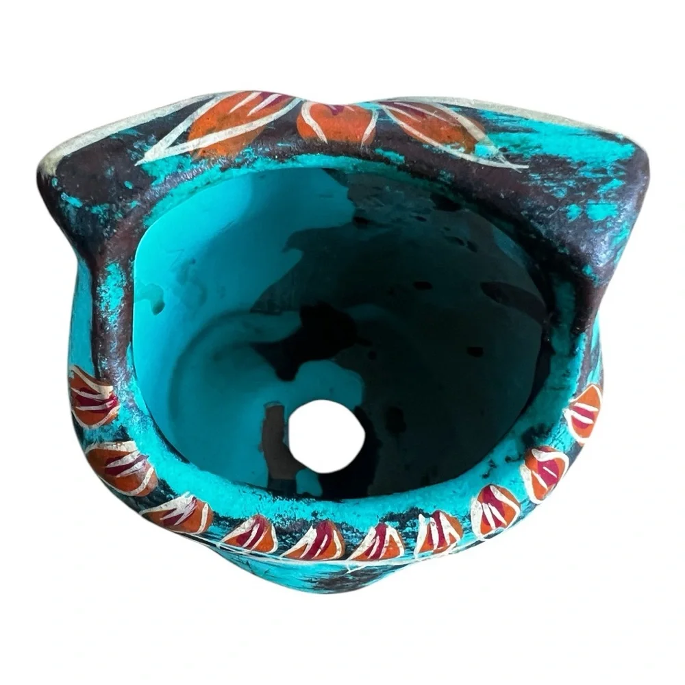 Cozumel Handmade Ceramic Owl - Picture 2 of 3